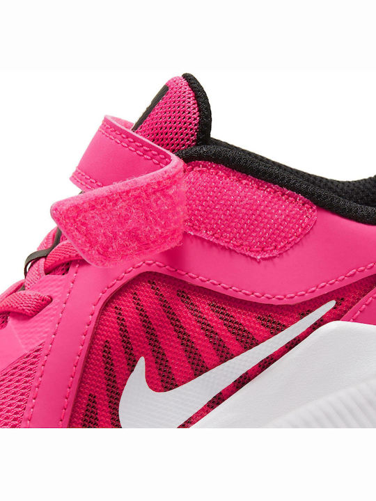 Downshifter Downshifter 10 Kids Sports Shoes Running with Hoop & Loop Closure Hyper Pink / White / Black
