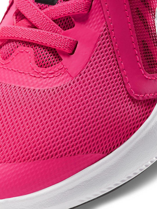 Downshifter Downshifter 10 Kids Sports Shoes Running with Hoop & Loop Closure Hyper Pink / White / Black