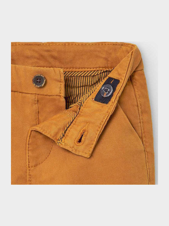 Παιδικό Παντελόνι Chino Υφασμάτινο Πορτοκαλί Basic