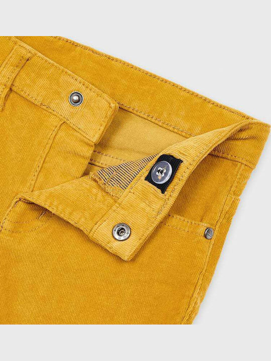 Kids' Corduroy Pants Yellow