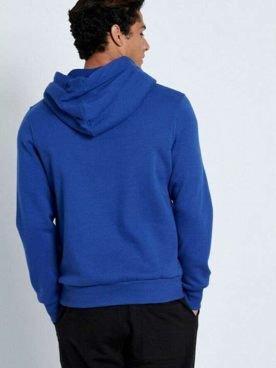 BodyTalk Men's Sweatshirt with Hood and Pockets Blue