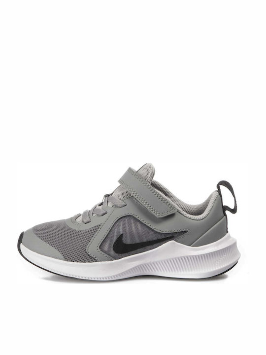 Downshifter Downshifter 10 Kids Sports Shoes Running with Hoop & Loop Closure Particle Grey / Grey Fog / White / Black