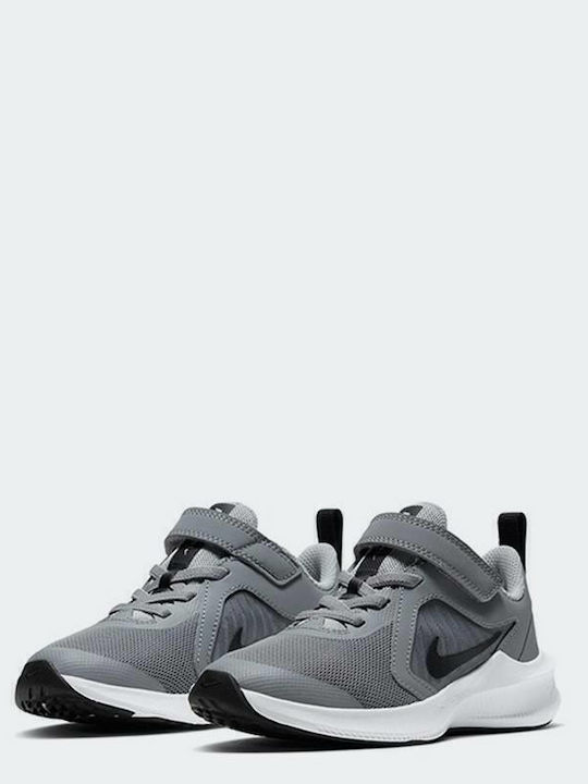 Downshifter Downshifter 10 Kids Sports Shoes Running with Hoop & Loop Closure Particle Grey / Grey Fog / White / Black