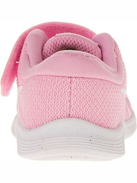 Revolution 4 TD Kids Sports Shoes Running with Hoop & Loop Closure Pink