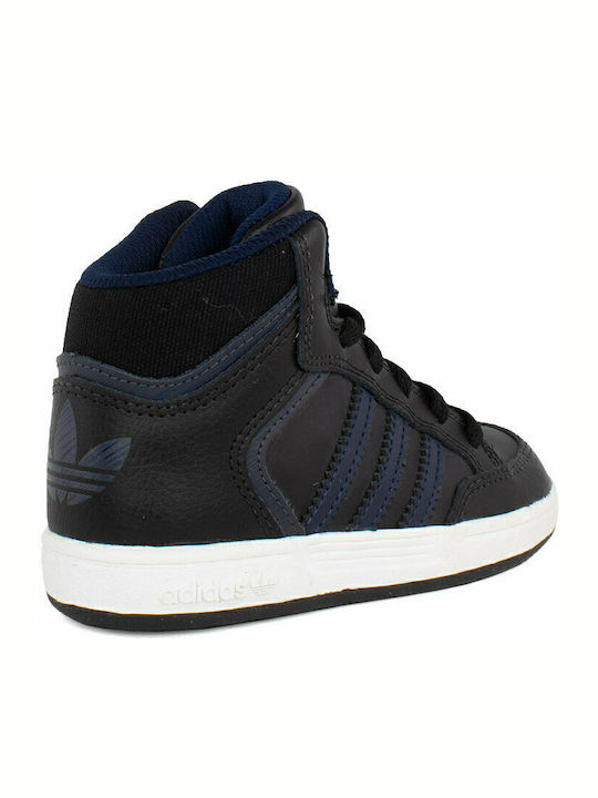 Varial Mid I Αθλητικά Παιδικά Παπούτσια Μπάσκετ με Κορδόνια Μαύρα