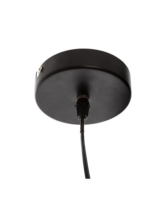 Atmosphera Alara Ceiling Light Black Grid with E27 Socket 69.5x17.5cm