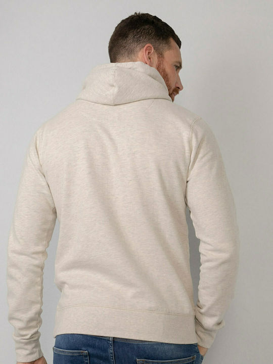 Petrol Industries Men's Sweatshirt with Hood and Pockets Gray