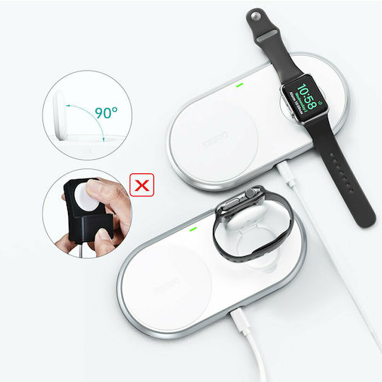 Choetech Kabelloses Ladegerät (Qi Pad) Weißs (T317)