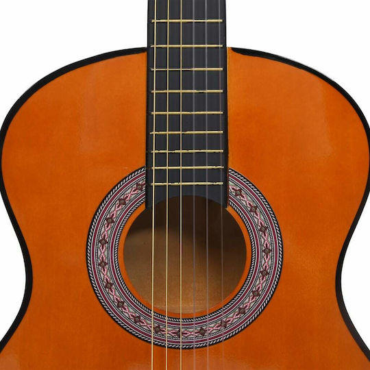 vidaXL Κλασική Κιθάρα 3/4 Παιδική with Bag Dark Wood