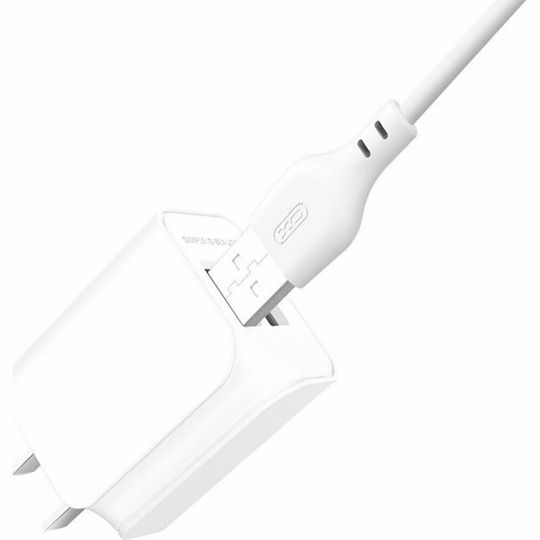 XO Încărcător cu 2 Porturi USB-A și Cablu Lightning Albς (L35D)
