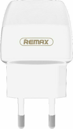 Remax Charger Without Cable with 2 USB-A Ports Whites (Flinc RP-U29)