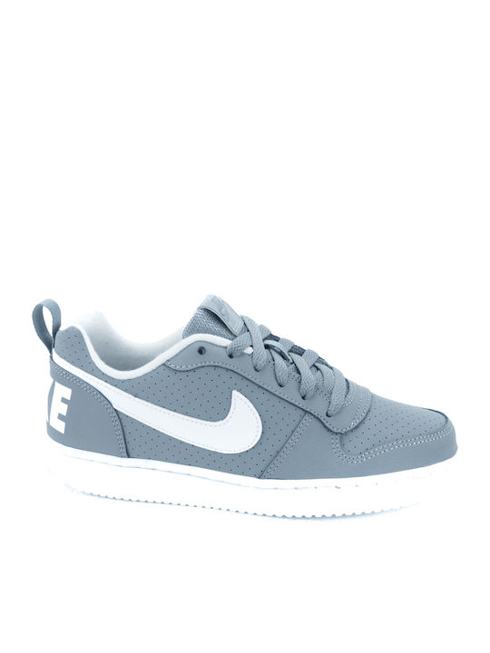 Court Borough Low GS Παιδικά Sneakers με Σκρατς Γκρι