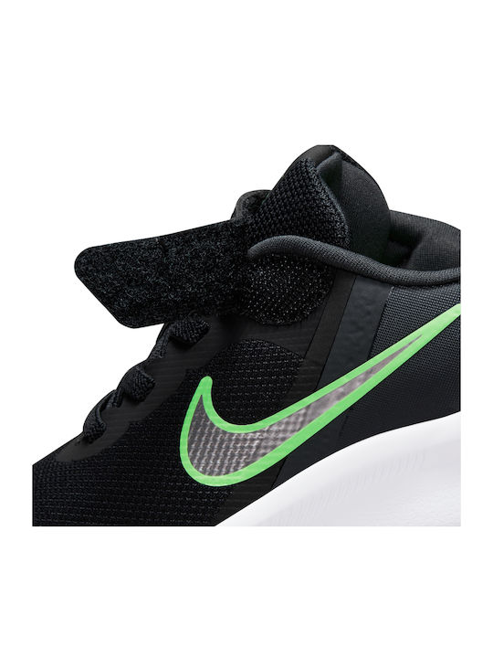 Star Runner Star Runner 3 Kids Sports Shoes Running with Hoop & Loop Closure Black / Chrome / Dk Smoke Grey