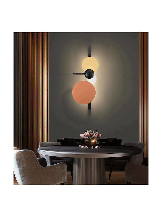 Luma Modern Leuchte Wand mit Fassung G9 Mehrfarbig 35x35cm