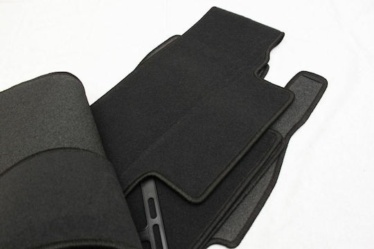 Petex Set Front and Back Car Mats 4 Pieces for Mazda 5 2005-2010 Black / Gray