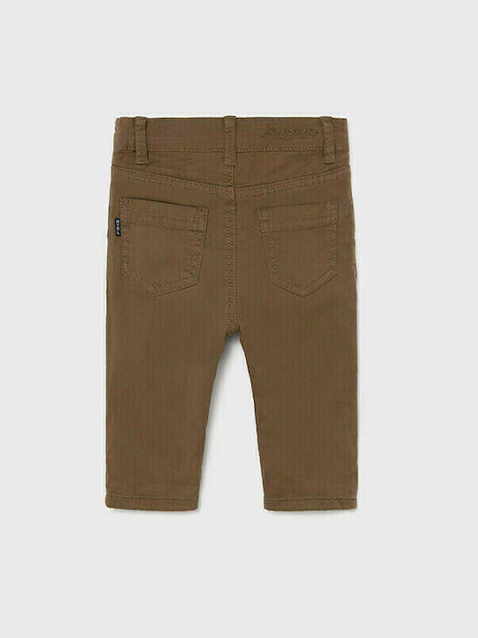 Mayoral Boys Fabric Trouser Brown