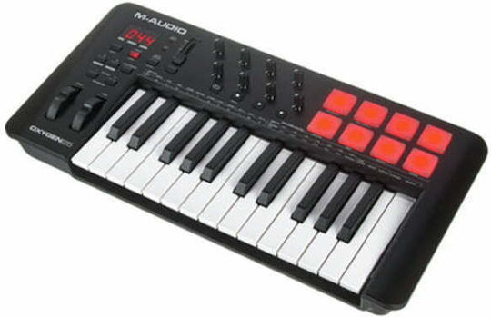M-Audio Midi Keyboard Oxygen 25 MKV με 25 Πλήκτρα σε Μαύρο Χρώμα