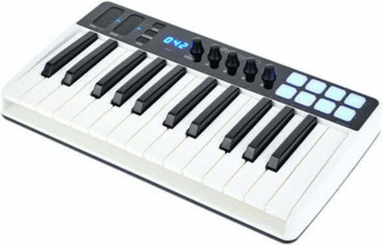 IK Multimedia Midi Keyboard iRig Keys I/O 25 Keys with 25 Keys Silver
