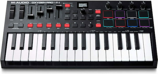 M-Audio Midi Keyboard Oxygen Pro Mini with 32 Keys Black