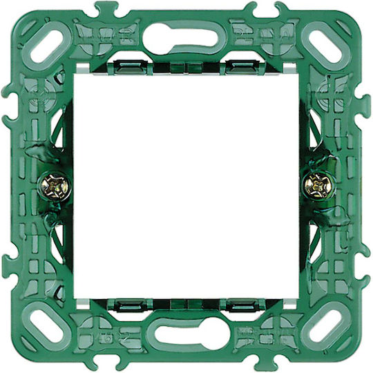 Vimar Plana Switch Support Base 2M with Hooks 71 14602