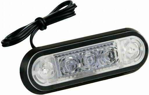 M-Tech Lkw-Volumenlichter 1Stück 12 / 24V - Orange WMLHOR141