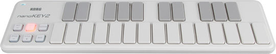 Korg Midi Keyboard NanoKEY 2 with 25 Keyboard White