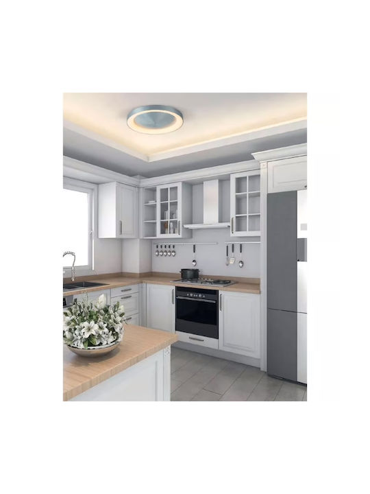 Home Lighting Plafonieră de Tavan 80buc Argintiu cu LED Integrat