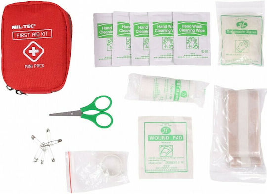 Mil-Tec Mini Red Erste-Hilfe-Set Tasche mit Ausrüstung
