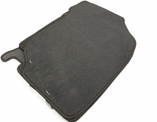 Petex Satz Vorder- und Hintermatten 4Stück aus Teppichboden für Nissan X-Trail 2001-2006 Schwarz