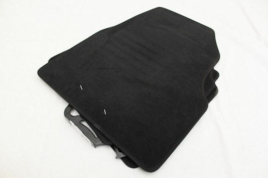 Petex Set of Front and Rear Mats 4pcs for Renault Kangoo 2007+ Black