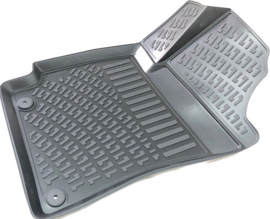 Rizline Set of Front and Rear Mats 4pcs Tray Type for Mini Cooper 2006-2013 Black