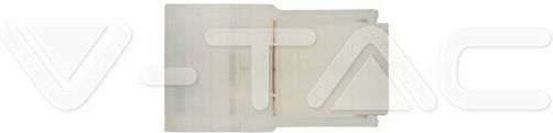 V-TAC Connector for LED Strips Fixiert für LED-Streifen 10mm ohne Kabel 2659