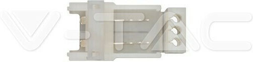 V-TAC Connector for LED Strips Fixiert für LED-Streifen 10mm ohne Kabel 2659
