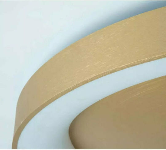 Home Lighting Πλαφονιέρα Οροφής 80εκ. Χρυσή με Ενσωματωμένο LED