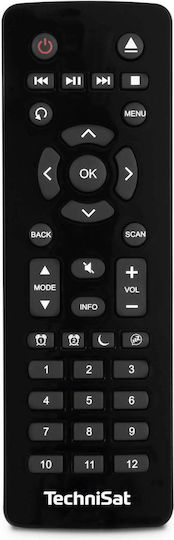 Technisat MultyRadio 4.0 Επιτραπέζιο Ραδιόφωνο Ρεύματος DAB+ με Bluetooth και USB Μαύρο