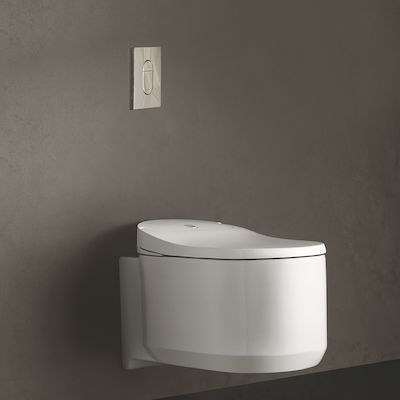 Grohe Arena Cosmopolitan S Placă de scurgere pentru toalete Dual Flush Grafita Dură Periată 37624AL0