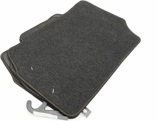 Petex Set of Front and Rear Mats 4pcs for Peugeot 108 2014 Black