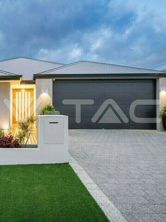V-TAC Vt-825 Wall-Mounted Outdoor Ceiling Light LED IP65 5W with Warm White Light