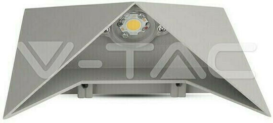 V-TAC Vt-825 Επιτοίχια Εξωτερική Πλαφονιέρα LED IP65 5W με Θερμό Λευκό Φως