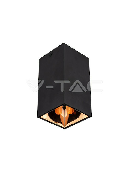 V-TAC Single Spot with Socket GU10 in Black Color