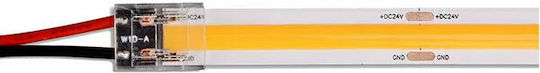 V-TAC Connector for LED Strips für LED-Streifen COB 10mm zu blankem Draht 2665