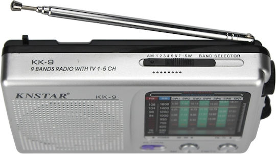 Knstar KK9 Portable Radio Battery Silver