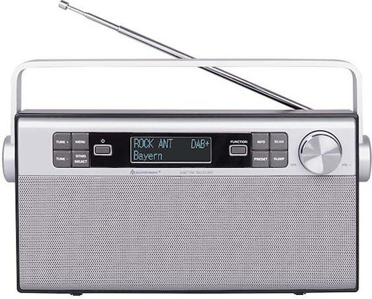 Soundmaster DAB 650 Φορητό Ραδιόφωνο Επαναφορτιζόμενο DAB+ Ασημί