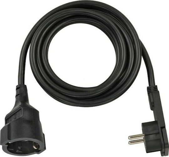 Brennenstuhl Extension Cable Cord 2m Black