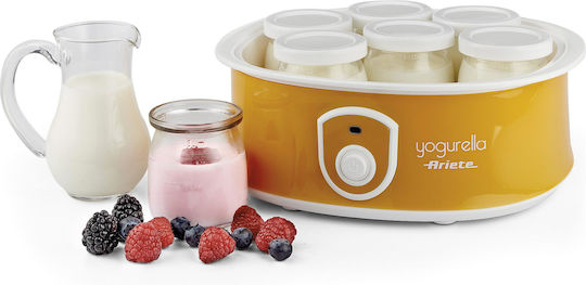 Ariete Yogurella 617 Yogurt Maker with Jars 1.3lt Yellow 20W