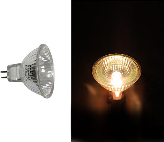 Adeleq Halogen Lamp for Socket GU5.3 with Power 20W 12V