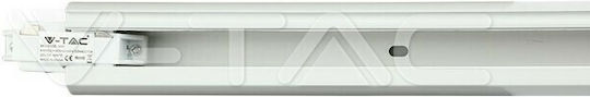 V-TAC Track Connector for Spotlights 4 Straight Cables White White 3655