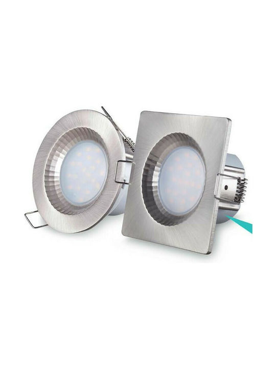 Spot Light Spot de Exterior cu LED Integrat 5W 4000K în Culoare Argintiu 6365