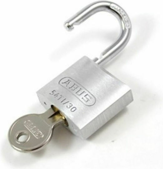 Abus Titalium 54ΤΙ/30Β Steel Padlock Brass with Key 30mm Silver 1pcs