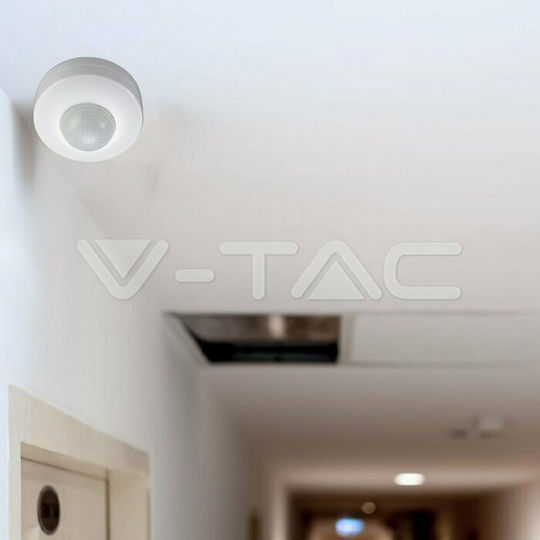 V-TAC VT-8049 Wired Infrared Motion Sensor 360° Detection Scope 12m